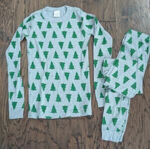 Hannah Andersson Cotton Christmas Tree Pajamas